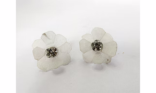 PUSPA HANDICRAFTS WORLD Handmade Fish Scale-Craft Earring 82