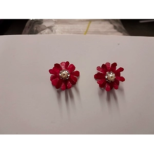 PUSPA HANDICRAFTS WORLD Handmade Fish Scale-Craft Earring 82