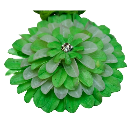Kadam full top earring necklace set-LIGHT GREEN-4