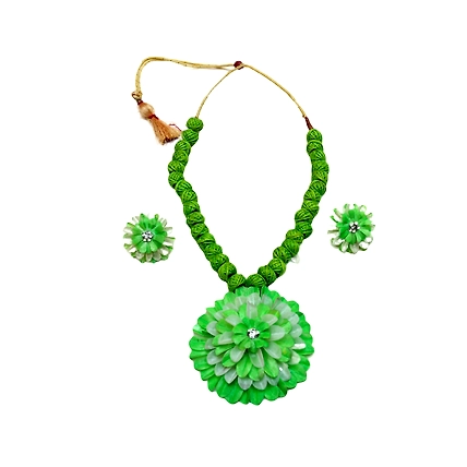 Kadam full top earring necklace set-PUSPITAHANDICRAFTPRODUCTPHP-46