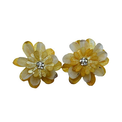 Kadam full top earring necklace set-YELLOW-2
