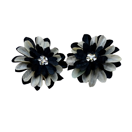 Kadam full top earring necklace set-BLACK-1
