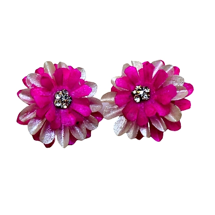 Kadam full top earring necklace set-DEEP PINK-1