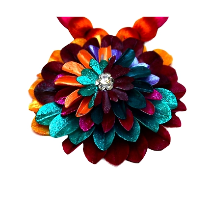 Kadam full top earring necklace set-MULTICOLOR-4