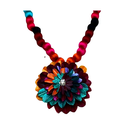 Kadam full top earring necklace set-MULTICOLOR-3