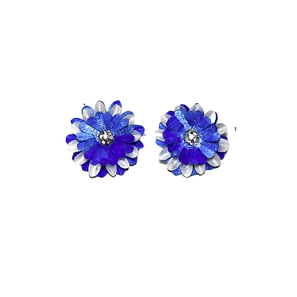 Kadam full top earring necklace set-LIGHT BLUE-2