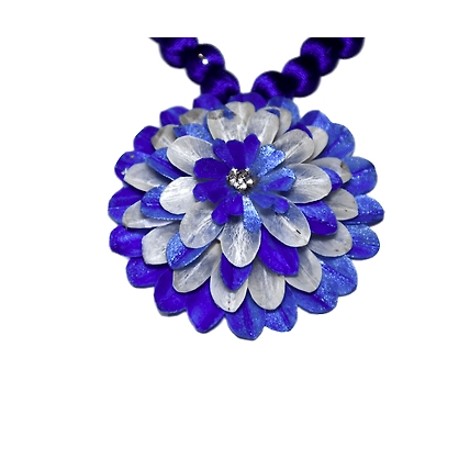 Kadam full top earring necklace set-LIGHT BLUE-4