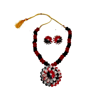 Kadam full top earring necklace set-PUSPITAHANDICRAFTPRODUCTPHP-60