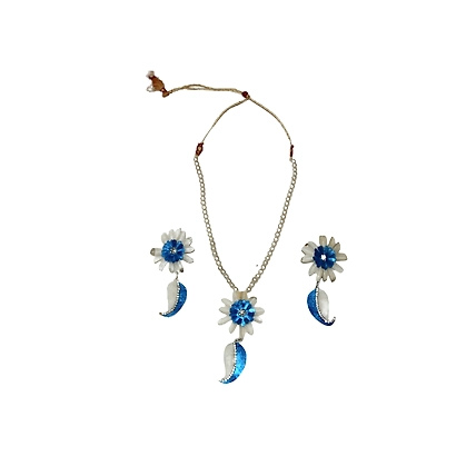 Mango pattern earring necklace set-PUSPITAHANDICRAFTPRODUCTPHP-62