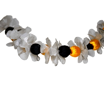 Multicolour long earring necklace set-YELLOW &amp; BLACK-4