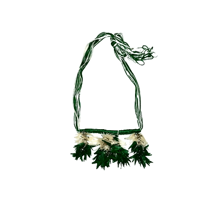 Jhuri Bhaja earring necklace set-GREEN-2