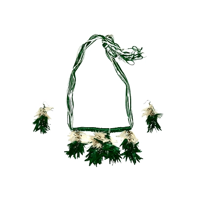 Jhuri Bhaja earring necklace set-PUSPITAHANDICRAFTPRODUCTPHP310