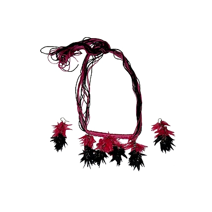 Jhuri Bhaja earring necklace set-PUSPITAHANDICRAFTPRODUCTPHP311