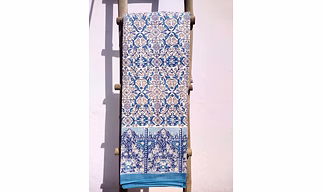 Mughal Block Printed Cotton Double Bed Sheet 