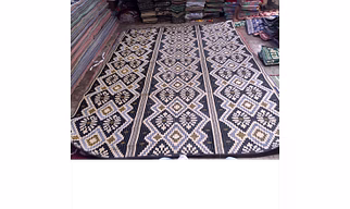 6x9 cross multy weved pattern mats