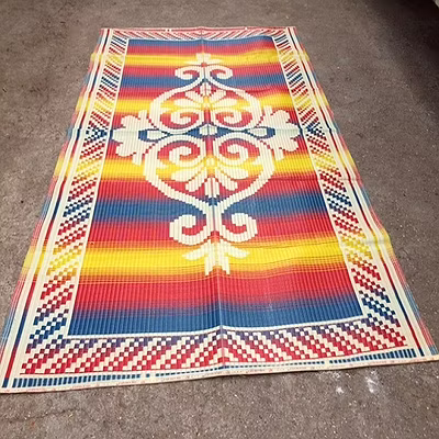 plastic mats-ivoty checks pattern-4