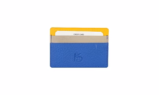 Designer Card Cover Blue 