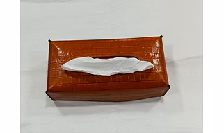 Leather Tissue Box Cover 