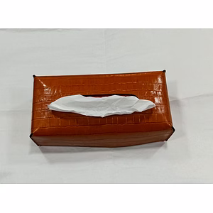 Leather Tissue Box Cover 