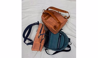 Leather & Fabric Back Pack 