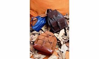 Leather & Suede Back Pack
