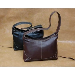 Leather Ladies Bag Brown