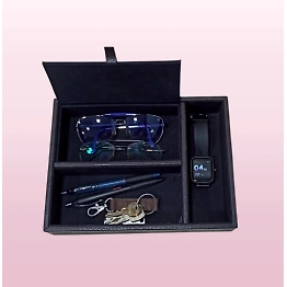 Leather Table Organiser