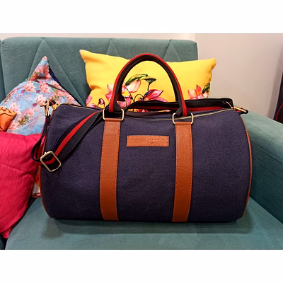 leather & canvas ladies duffle bags