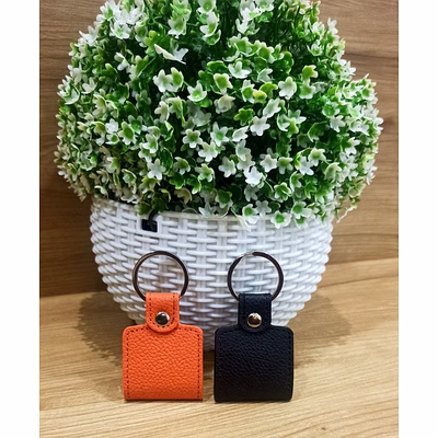 leather key ring