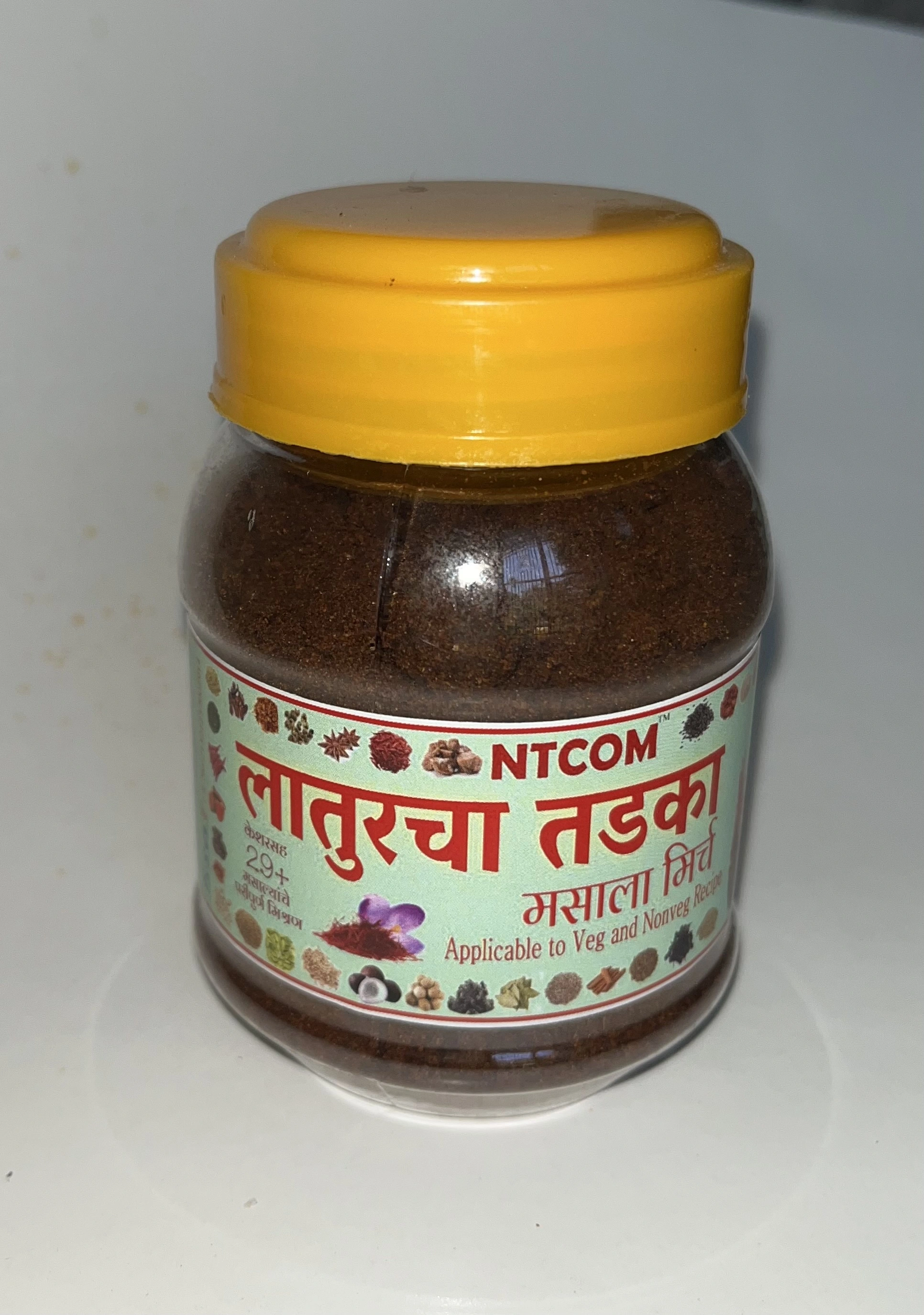 NTCOM Laturcha Tadka Kala Masala 100 Grams Pack-1