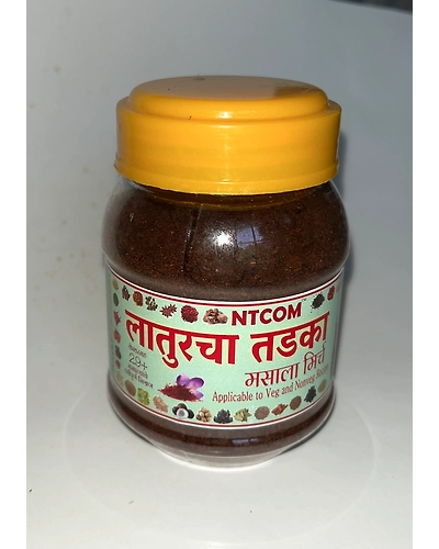 NTCOM Laturcha Tadka Kala Masala 100 Grams Pack-1