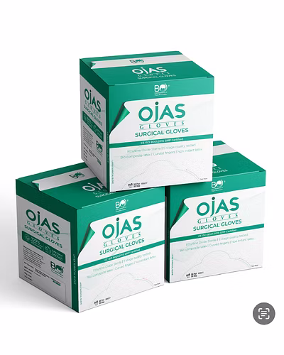 OJAS LATEX SURGICAL GLOVES STERILE PWD all Size-1
