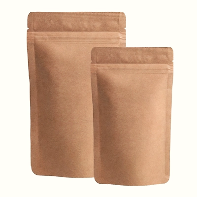 Kraft Paper Stand Up Pouch with Zipper - Eco-Friendly Food Packaging-5