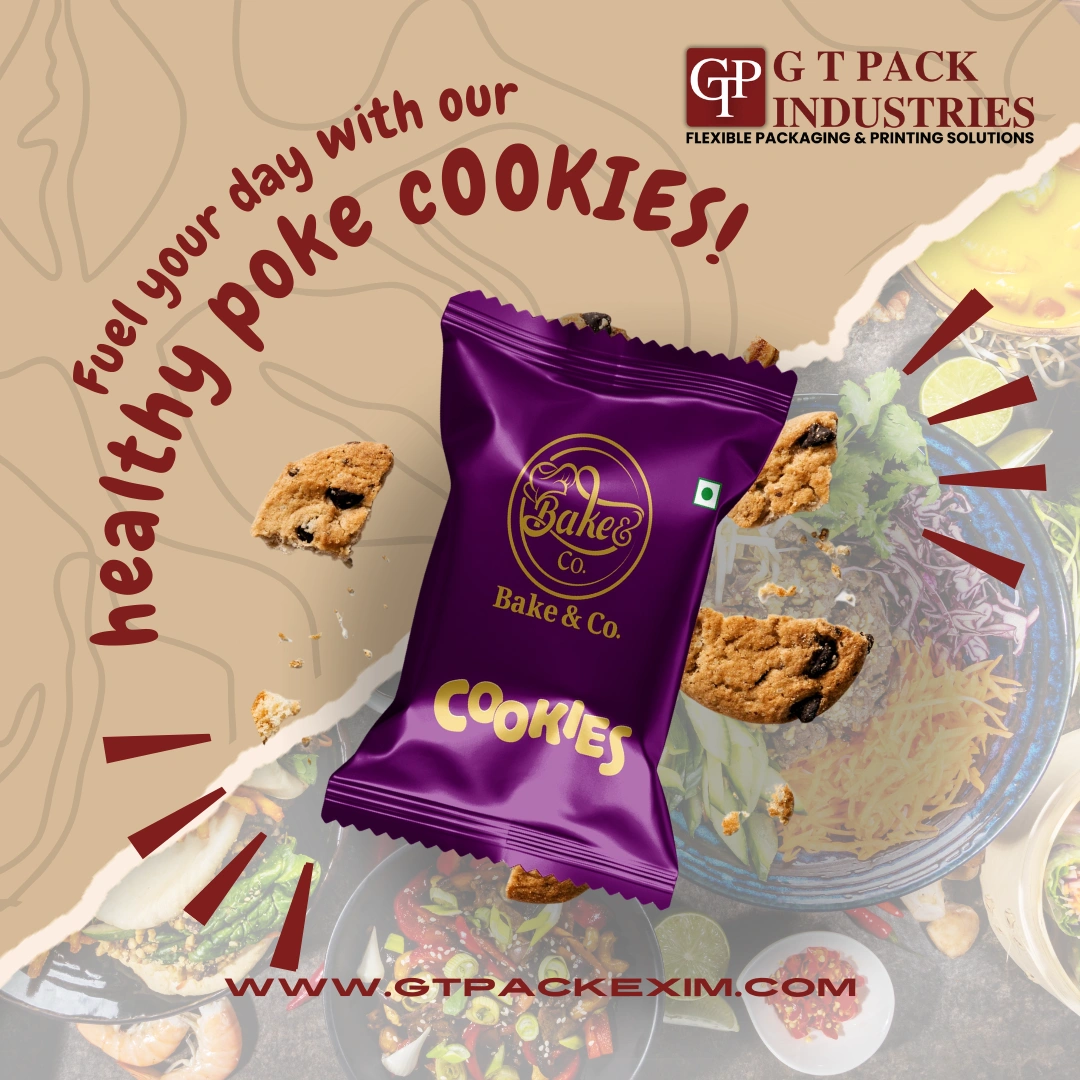 Cookie Packaging Pouch in Printed Food Packaging Material-2