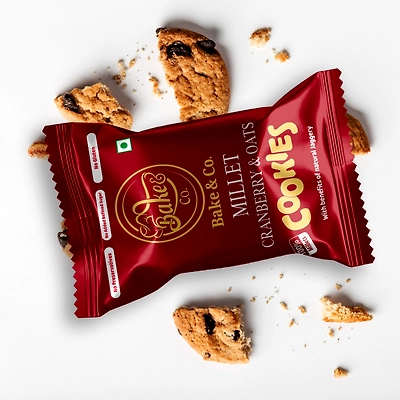 Premium Biscuit Packaging Pouch in Printed Food Packaging Material-12569308