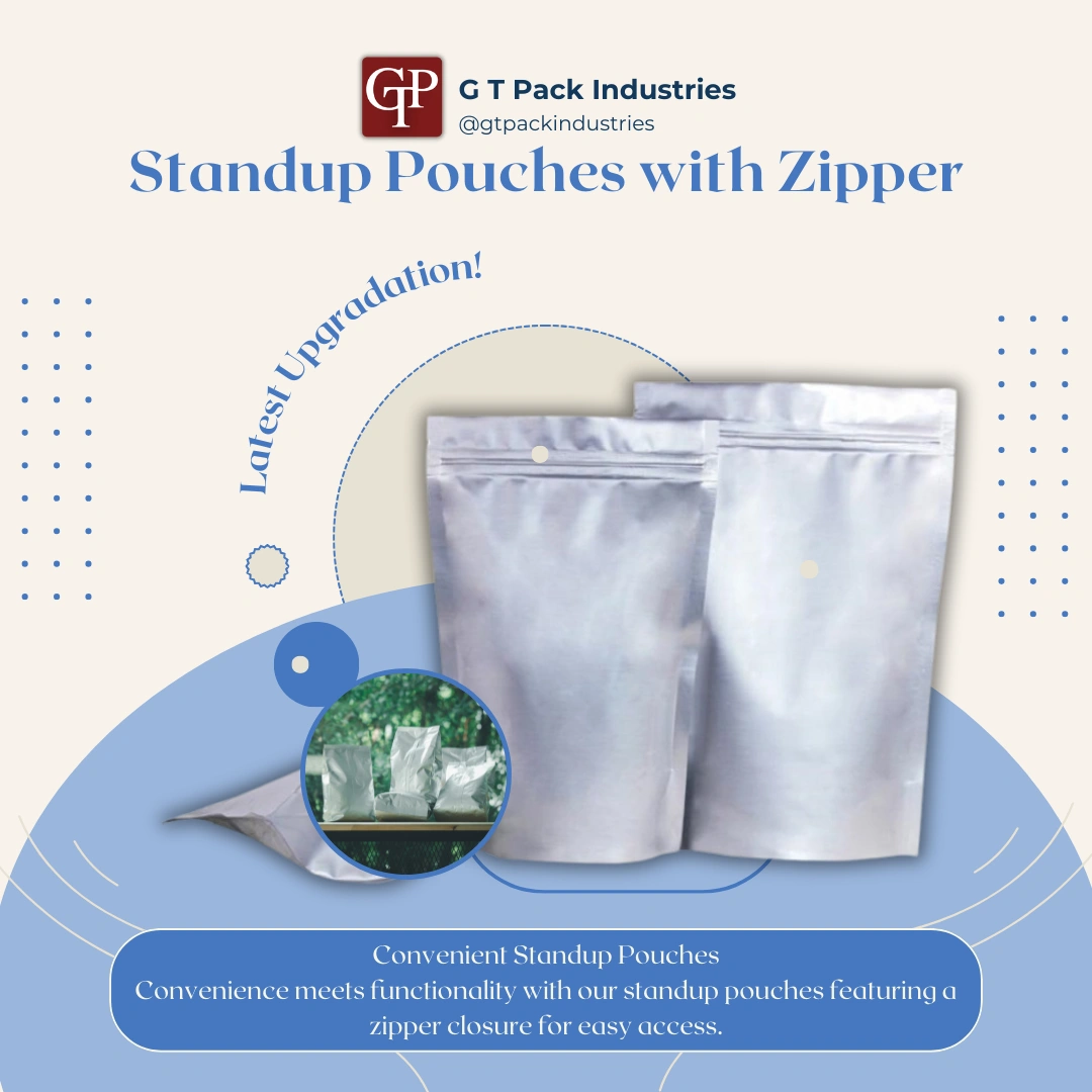 Silver Laminated Food Packaging Pouch-7