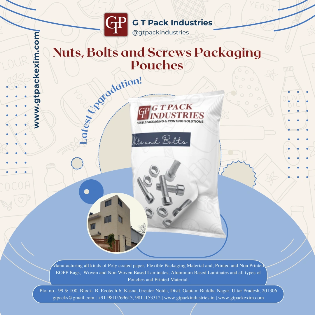 Nuts, Bolts and Screws Packaging Pouches-GT1221