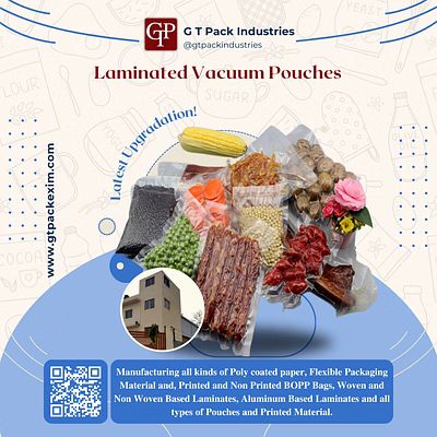 Plain Vacuum Laminated Pouches-GT1095