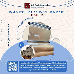 Polyester Film Laminated Paper