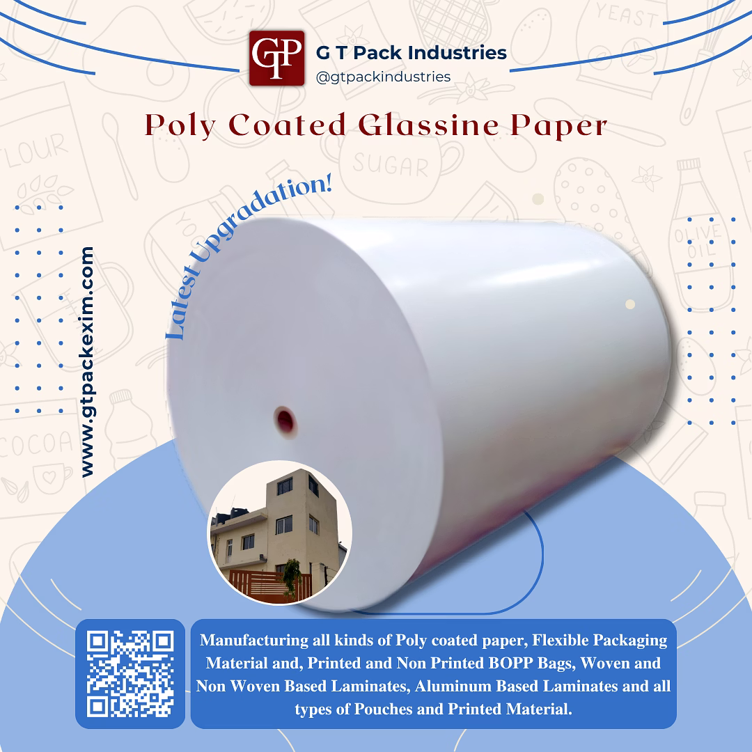 g t pack poly coated glassine paper