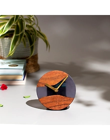 Epoxy Resin Table Clock