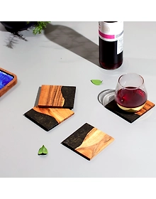 Epoxy Resin Coasters (Square)