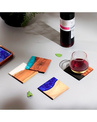 Epoxy Resin Coasters (Square)-2