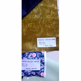 spanish velvet foil work