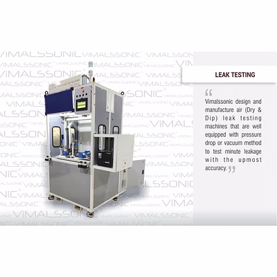 vimalssonic leak testing machine