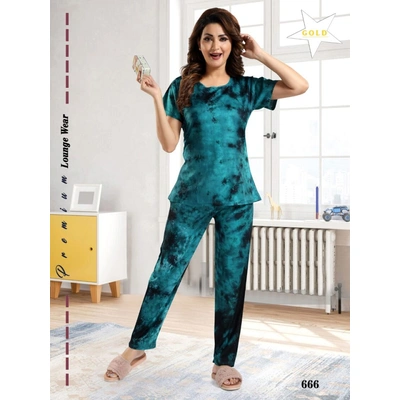Meba Women's Short Sleeve Plus Size Camisole Powder Pajama Set -6