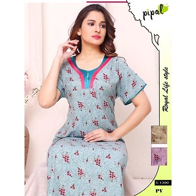 Premium Ladies P.V Aline Nighty Design No. 1300