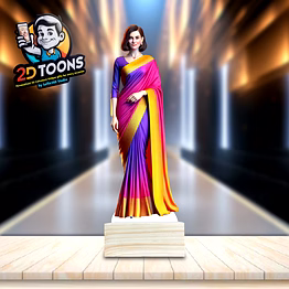 selfie 360 cultural emissary 2d toons, personalized 2d caricature gift for every occasion by selfie360 studio