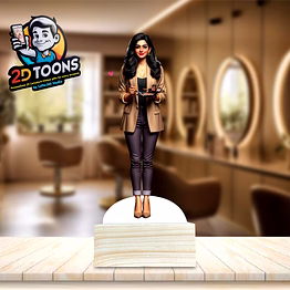selfie 360 strategic marketing manager 2d toons, personalized caricature gift by selfie360 studio