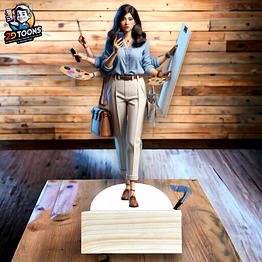 selfie 360 expressive artist 2d toons - personalized caricature gifts by selfie360 studio
